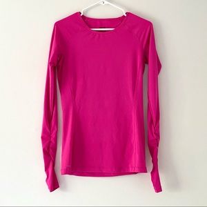 Pink Nike Dryfit Long Sleeve Top